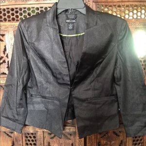 Shimmery black blazer